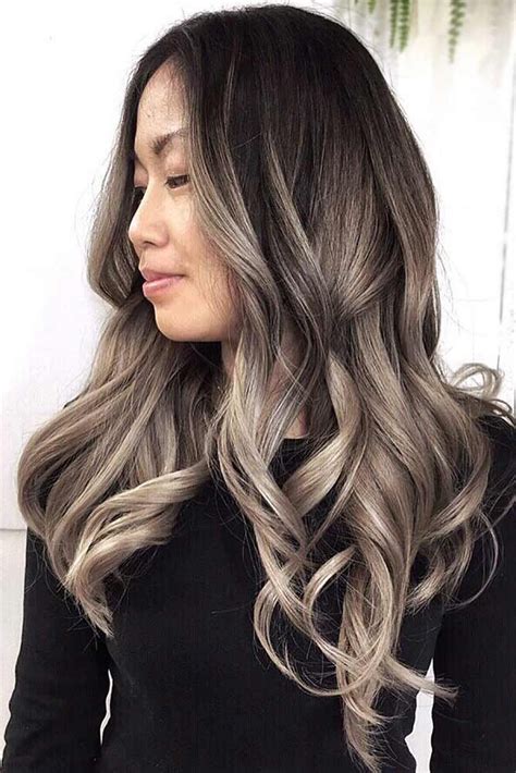 ash ombre hair color|brown hair with blonde ombre.